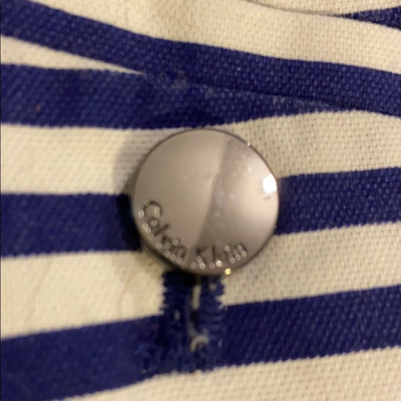 nwot calvin and klein striped twill shorts - Picture 5 of 7